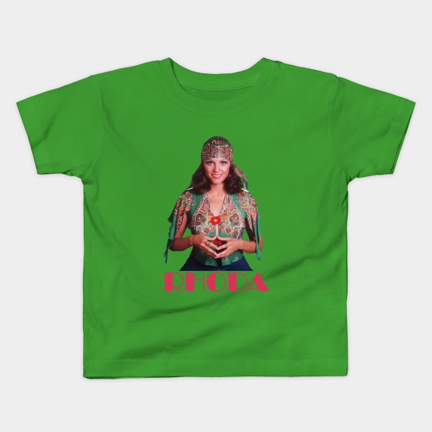 Rhoda - Valerie Harper - 70s Sitcom Kids T-Shirt by wildzerouk